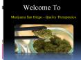Marijuana San Diego at Quality Therapeutics PowerPoint PPT Presentation