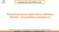 Cloud Enterprise Application Software Market Competition Intelligence PowerPoint PPT Presentation