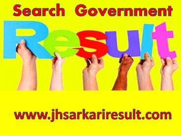 Latest Government Results (36)