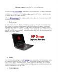HP Omen Laptop Review: For The Gaming Enthusiast! PowerPoint PPT Presentation