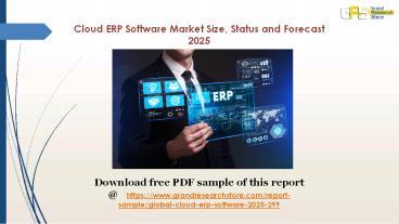 Cloud ERP Software Market Size, Status and Forecast 2025
