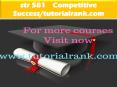 str 581   Competitive Success--tutorialrank.com PowerPoint PPT Presentation