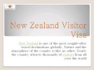 New Zealand Visitor Visa (1)