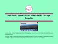 pan 40 mg tablet - uses, side effects, dosage, benefits PowerPoint PPT Presentation