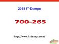 2018 Real Cisco 700-265 Dumps IT-Dumps PowerPoint PPT Presentation