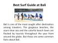 Best Surf Guide at Bali PowerPoint PPT Presentation