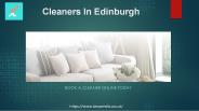 Cleaners In Edinburgh