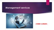 Management services and SharePoint services - Cubiclogics