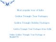 Luxury Golden Triangle Tour Package in India from ShubhTTC PowerPoint PPT Presentation
