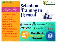 Selenium training n chennai