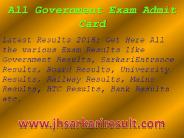 All Government Exam Admit Card (1)