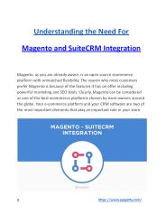 Understanding the Need For Magento and SuiteCRM Integration