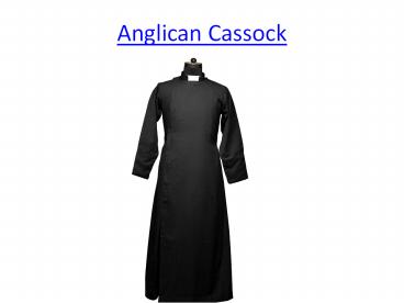 Anglican Cassock - PSG Vestments (1)