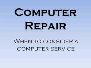 Computer Repair: When to Consider a Computer Service?