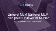 Unilevel MLM - Unilevel MLM Plan