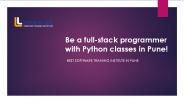Be a full-stack programmer with Python classes in Pune!