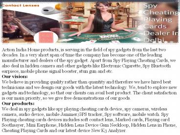 Spy Playing Cards Shop in Delhi