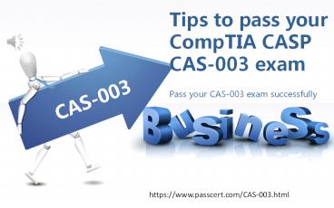 CompTIA CASP CAS-003 braindumps