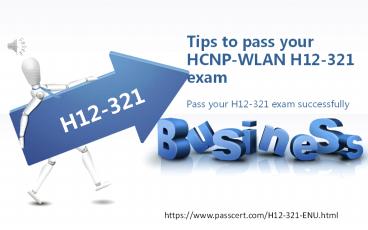 Huawei HCNP-WLAN H12-321 study materials