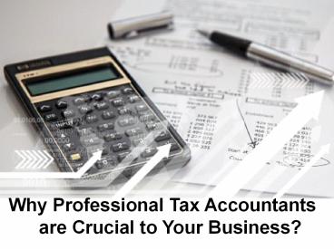 Why Professional Tax Accountants are Crucial to Your Business?