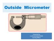 Outside micrometer (1)