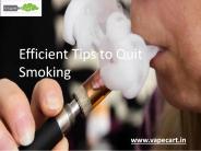 Efficient tips to quit smoking
