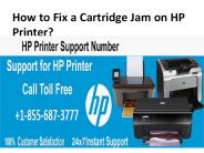 How to Fix a Cartridge Jam on HP Printer?