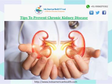 Tips To Prevent Chronic Kidney Disease (1)