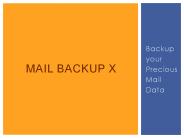 Backup Apple Mail Folders