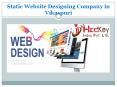 Static Website Designing Company in Vikaspuri PowerPoint PPT Presentation