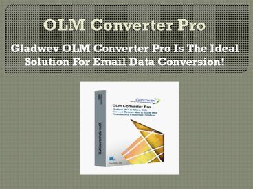 Convert OLM to Apple Mail