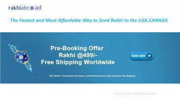 Send Rakhi to USA