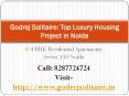Godrej Solitaire: Top Luxury Housing Project in Noida