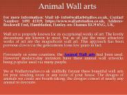 Animal Wall arts