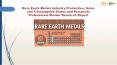 Rare Earth Metals Industry Production, Sales and Consumption Status and Prospects Professional Market Research Report PowerPoint PPT Presentation