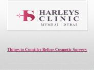 Things to Consider Before Cosmetic Surgery