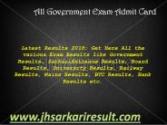 All Government Exam Admit Card (5)