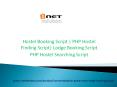 PHP Hostel Searching Script | Hostel Booking Script PowerPoint PPT Presentation