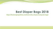 Best Diaper Bags 2018