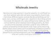 Wholesale Jewelry
