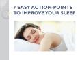 7 easy action points to improve your sleep PowerPoint PPT Presentation