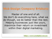 Web Design Company Brisbane