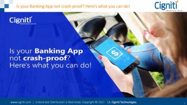 Is your Banking App not crash-proof? Here’s what you can do!