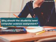 Why should the students need computer science assignment?