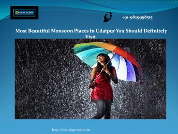 Most Beautiful Monsoon Place in Udaipur You Should Definitely Visit