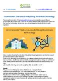 Governments That are Already Using Blockchain Technology PowerPoint PPT Presentation
