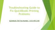 Troubleshooting Guide to Fix QuickBooks Printing Problems