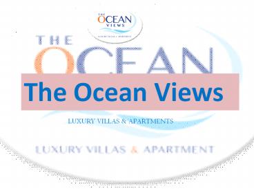 Payment Structure of Ocean Views Luxury Apartment and Villas