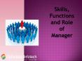 roll function and skilss of manager PowerPoint PPT Presentation
