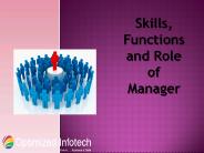 roll function and skilss of manager